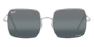 Ray-Ban® Square RB1971 RB1971 9242G6 54 - Silver with Blue Mirrored Polarized lenses Sunglasses