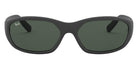 Ray-Ban® Daddy-O RB2016 RB2016 W2578 59 - Rubber Black with Dark Green lenses Sunglasses