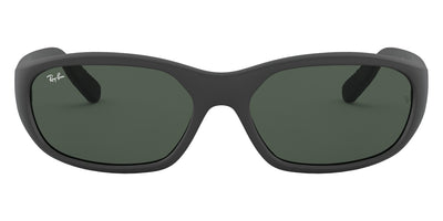 Ray-Ban® DADDY-O 0RB2016 RB2016 W2578 59 - Rubber Black with Dark Green lenses Sunglasses