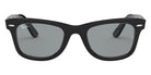 Ray-Ban® Wayfarer RB2140F RB2140F 601/52 52 - Black with Green lenses 601/52 Sunglasses