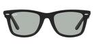 Ray-Ban® Wayfarer RB2140F RB2140F 601SR5 52 - Matte Black with Light Gray lenses Sunglasses