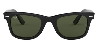 Ray-Ban® WAYFARER 0RB2140F RB2140F 901 52 - Black with G-15 Green lenses Sunglasses