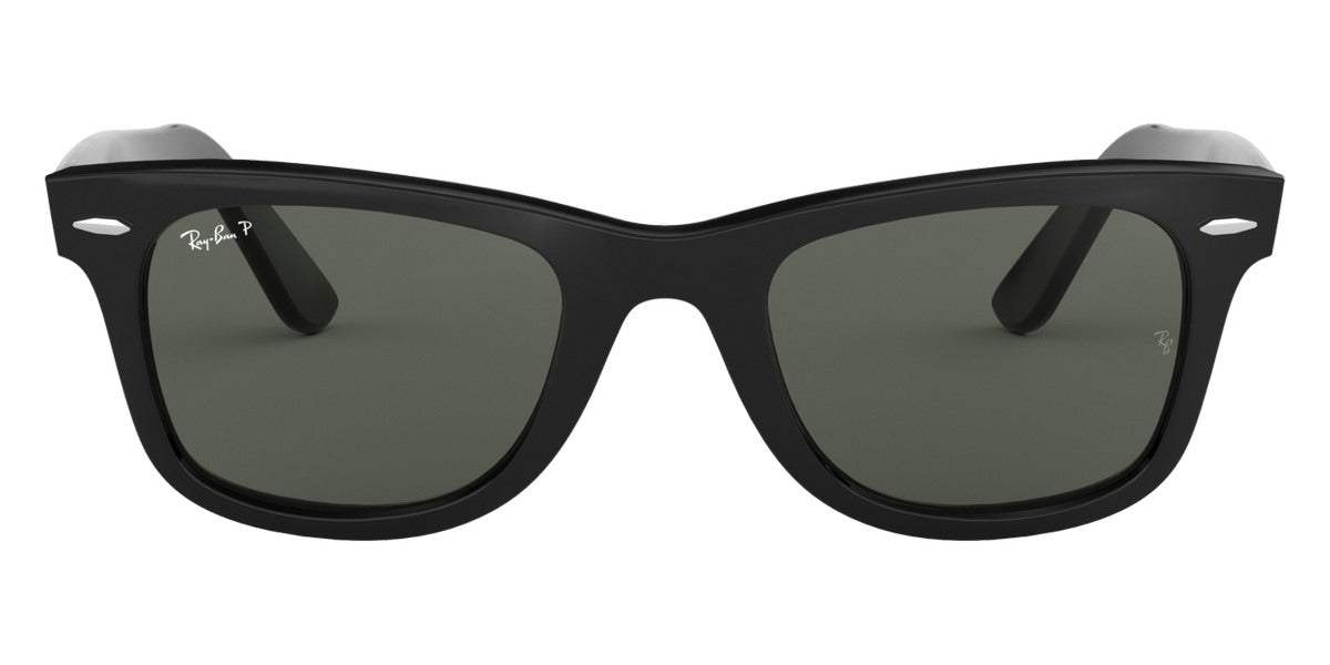 Ray-Ban® WAYFARER 0RB2140F RB2140F 901/58 54 - Black with G-15 Green lenses Sunglasses