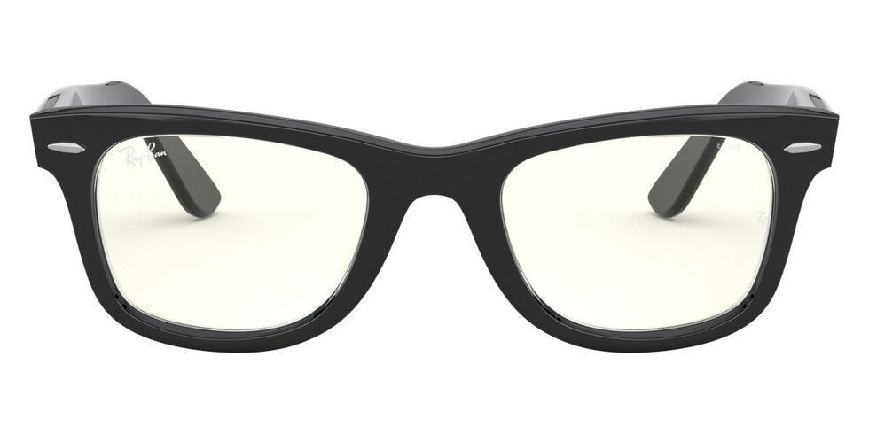 Ray-Ban® Wayfarer RB2140F RB2140F 901/5F 52 - Black with Gray lenses Sunglasses