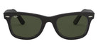 Ray-Ban® Wayfarer RB2140F RB2140F 901S 52 - Matte Black with G-15 Green lenses Sunglasses
