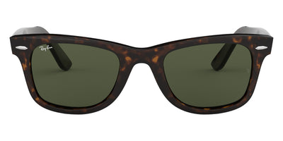 Ray-Ban® WAYFARER 0RB2140F RB2140F 902 52 - Tortoise with G-15 Green lenses Sunglasses