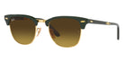 Ray-Ban® Clubmaster Folding RB2176 RB2176 901 51 - Black with G-15 Green lenses Sunglasses