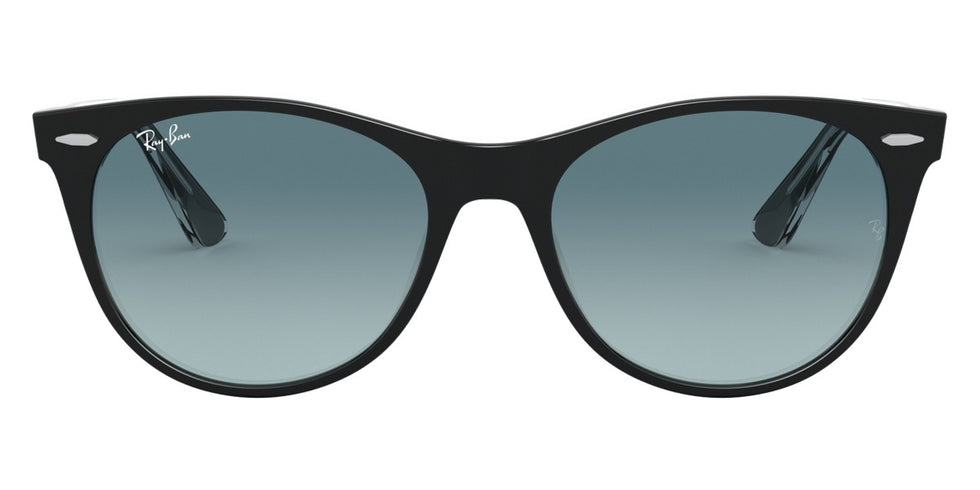 Ray-Ban® Wayfarer Ii RB2185 RB2185 1248AC 52 - Yellow Havana with Photochromic Orange Gradient Brown lenses Sunglasses