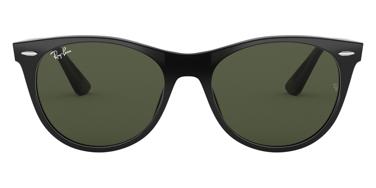 Ray-Ban® Wayfarer Ii RB2185 RB2185 954/33 52 - Striped Havana with B-15 Brown lenses Sunglasses