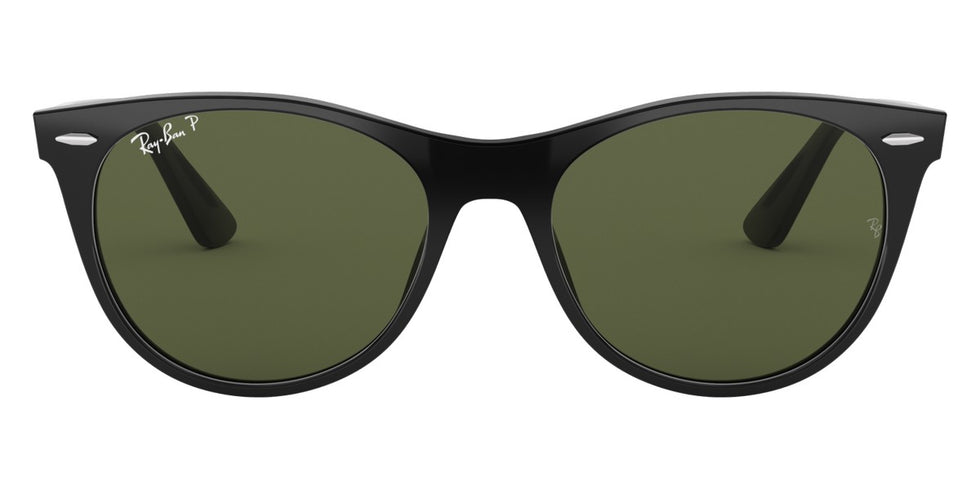 Ray-Ban® Wayfarer Ii RB2185 RB2185 133451 52 - Pink Havana with Clear Gradient Brown lenses Sunglasses