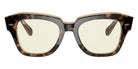Ray-Ban® State Street RB2186 RB2186 12943M 52 - Black On Transparent with Blue Gradient Gray lenses Sunglasses