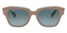 Ray-Ban® State Street RB2186 RB2186 133451 49 - Pink Havana with Brown Gradient lenses Sunglasses