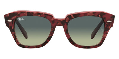 Ray-Ban® STATE STREET 0RB2186 RB2186 1323BH 52 - Havana On Transparent Purple with Green Vintage lenses Sunglasses
