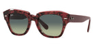 Ray-Ban® State Street RB2186 RB2186 12973M 49 - Beige On Transparent with Blue Gradient Gray lenses Sunglasses