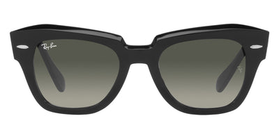 Ray-Ban® STATE STREET 0RB2186 RB2186 901/71 49 - Black with Gray Gradient lenses Sunglasses