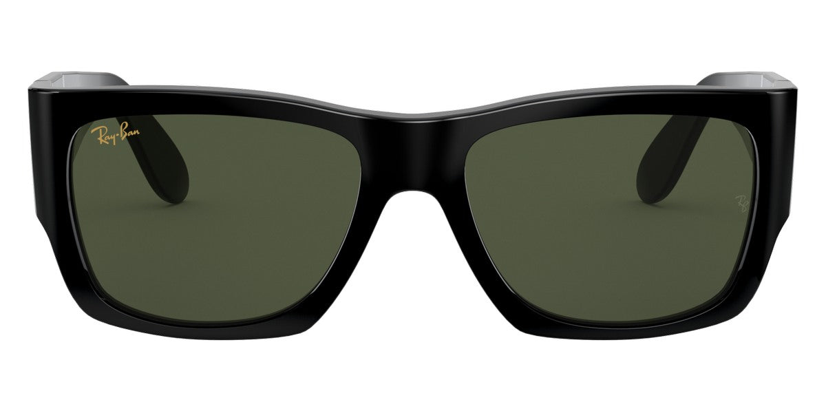Ray-Ban® WAYFARER NOMAD 0RB2187 RB2187 901/31 54 - Black with G-15 Green lenses Sunglasses