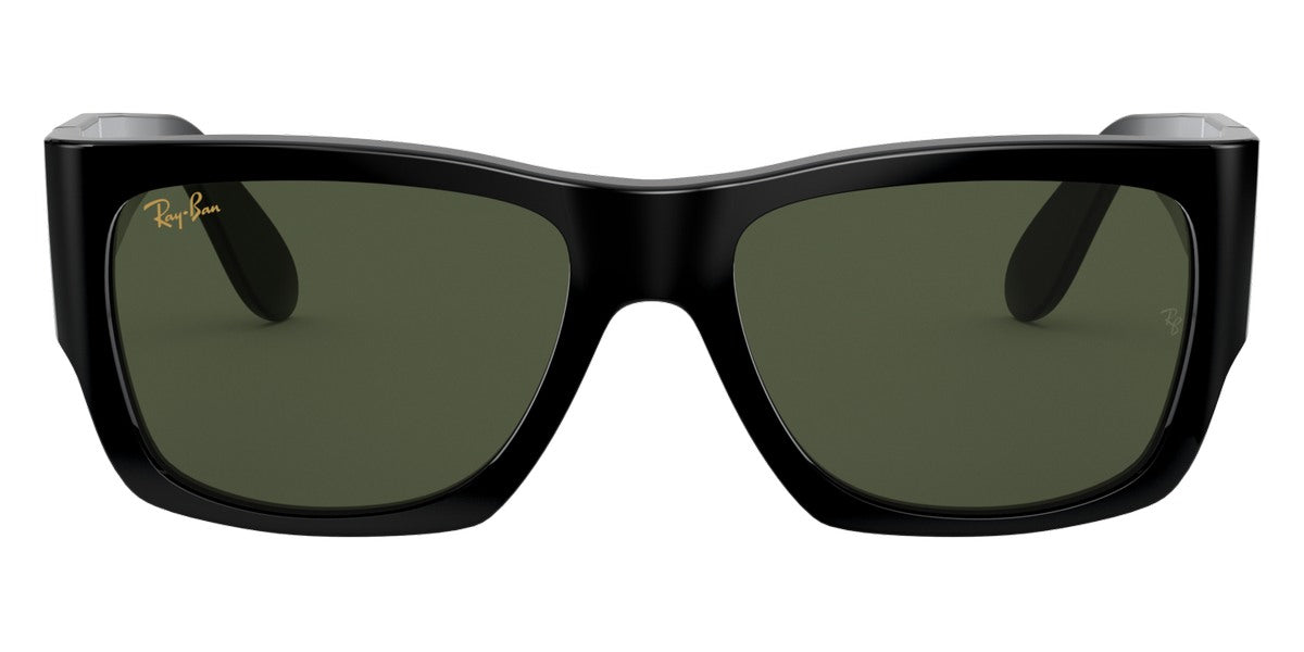 Ray-Ban® Wayfarer Nomad RB2187 RB2187 901/31 54 - Black with G-15 Green lenses Sunglasses
