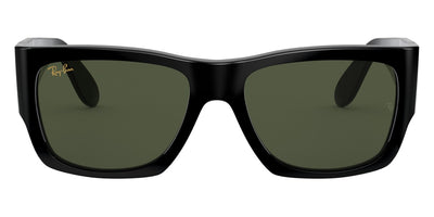 Ray-Ban® WAYFARER NOMAD 0RB2187 RB2187 901/31 54 - Black with G-15 Green lenses Sunglasses