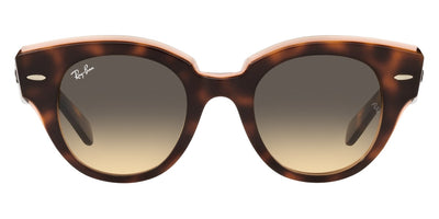 Ray-Ban® ROUNDABOUT 0RB2192 RB2192 1324BG 47 - Havana On Transparent Pink with Brown Gradient lenses Sunglasses