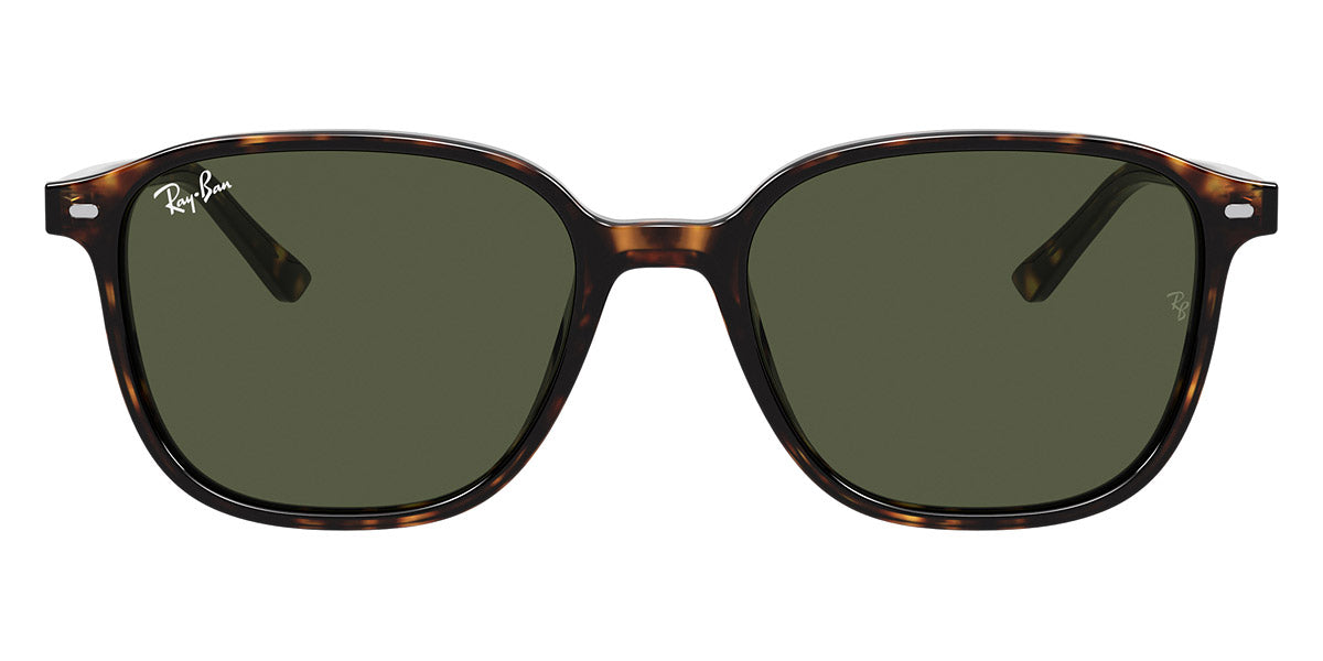 Ray-Ban® LEONARD 0RB2193 RB2193 902/31 55 - Tortoise with Green lenses Sunglasses