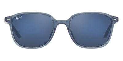 Ray-Ban® LEONARD 0RB2193F RB2193F 6638O4 55 - Transparent Dark Blue with Gray Mirrored Blue lenses Sunglasses