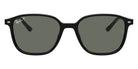 Ray-Ban® Leonard RB2193F RB2193F 901/58 55 - Black with G-15 Green Polarized lenses Sunglasses