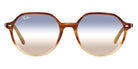 Ray-Ban® Thalia RB2195 RB2195 954/62 53 - Striped Havana with Blue lenses Sunglasses
