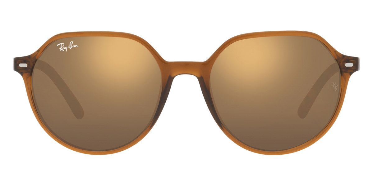 Ray-Ban® Thalia RB2195F RB2195F 663693 53 - Transparent Brown with Brown Mirrored Gold lenses Sunglasses