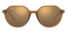 Ray-Ban® Thalia RB2195F RB2195F 663693 53 - Transparent Brown with Brown Mirrored Gold lenses Sunglasses