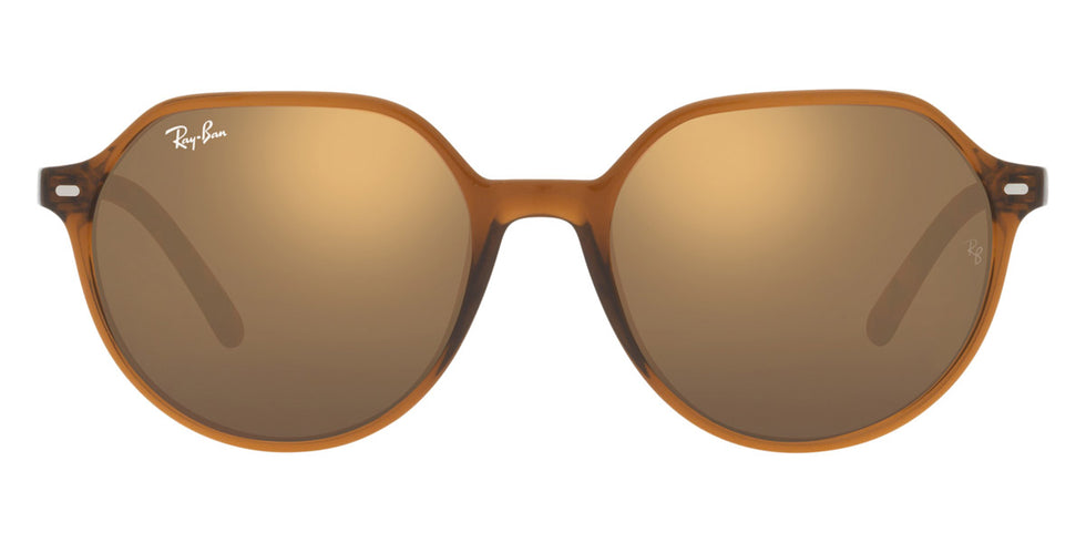 Ray-Ban® Thalia RB2195F RB2195F 663693 53 - Transparent Brown with Brown Mirrored Gold lenses Sunglasses