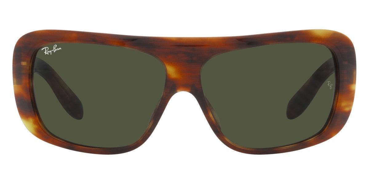 Ray-Ban® Blair RB2196 RB2196 13143M 64 - Striped Gray with Blue Gradient Gray lenses Sunglasses