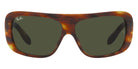 Ray-Ban® Blair RB2196 RB2196 13143M 64 - Striped Gray with Blue Gradient Gray lenses Sunglasses