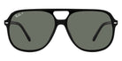 Ray-Ban® Bill RB2198 RB2198 901/58 56 - Black with Polarized Green lenses Sunglasses