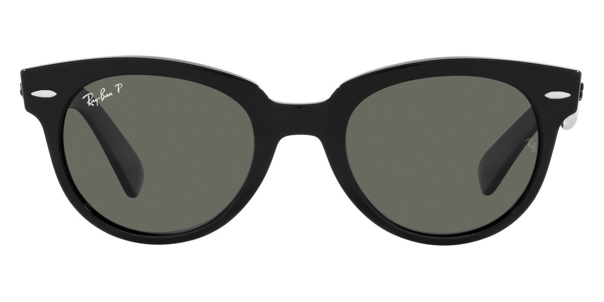 Ray-Ban® Orion RB2199F RB2199F 901/58 52 - Black with Polarized Green lenses Sunglasses
