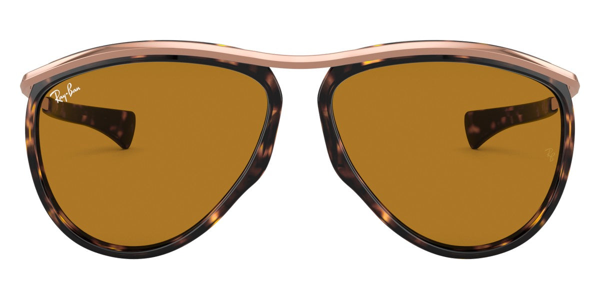 Ray-Ban® Olympian Aviator RB2219 RB2219 130933 59 - Havana with B-15 Brown lenses Sunglasses