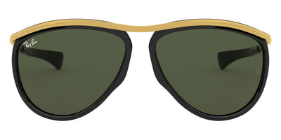 Ray-Ban® OLYMPIAN AVIATOR 0RB2219 RB2219 901/31 59 - Black with G-15 Green lenses Sunglasses