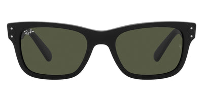 Ray-Ban® MR BURBANK 0RB2283F RB2283F 901/31 55 - Black with Green lenses Sunglasses
