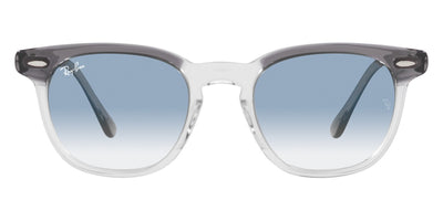 Ray-Ban® HAWKEYE 0RB2298F RB2298F 13553F 54 - Gray on Transparent with Clear Gradient Blue lenses Sunglasses