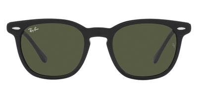 Ray-Ban® HAWKEYE 0RB2298F RB2298F 901/31 54 - Black with Green lenses Sunglasses