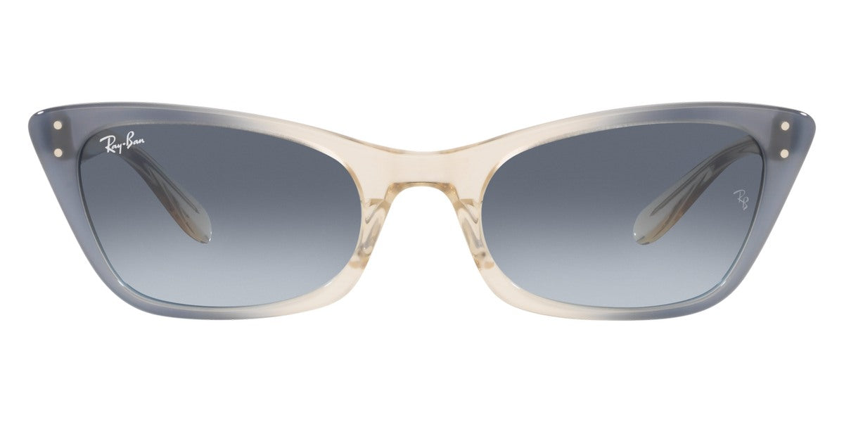 Ray-Ban® LADY BURBANK 0RB2299 RB2299 134386 52 - Transparent Blue with Blue Gradient Gray lenses Sunglasses