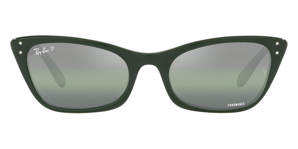 Ray-Ban® Lady BuRBank RB2299 RB2299 6659G4 52 - Green with Dark Green Gradient Mirrored Polarized lenses Sunglasses