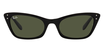Ray-Ban® LADY BURBANK 0RB2299 RB2299 901/31 55 - Black with Green lenses Sunglasses