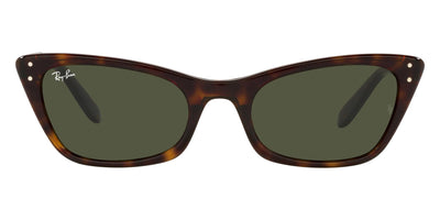 Ray-Ban® LADY BURBANK 0RB2299 RB2299 902/31 55 - Havana with Green lenses Sunglasses