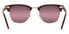 Ray-Ban® Clubmaster RB3016 RB3016 13353F 49 - Yellow Havana with Clear Gradient Blue lenses Sunglasses