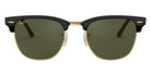 Ray-Ban® Clubmaster Low Bridge Fit RB3016F RB3016F 990/58 55 - Red Havana with G-15 Green Polarized lenses Sunglasses