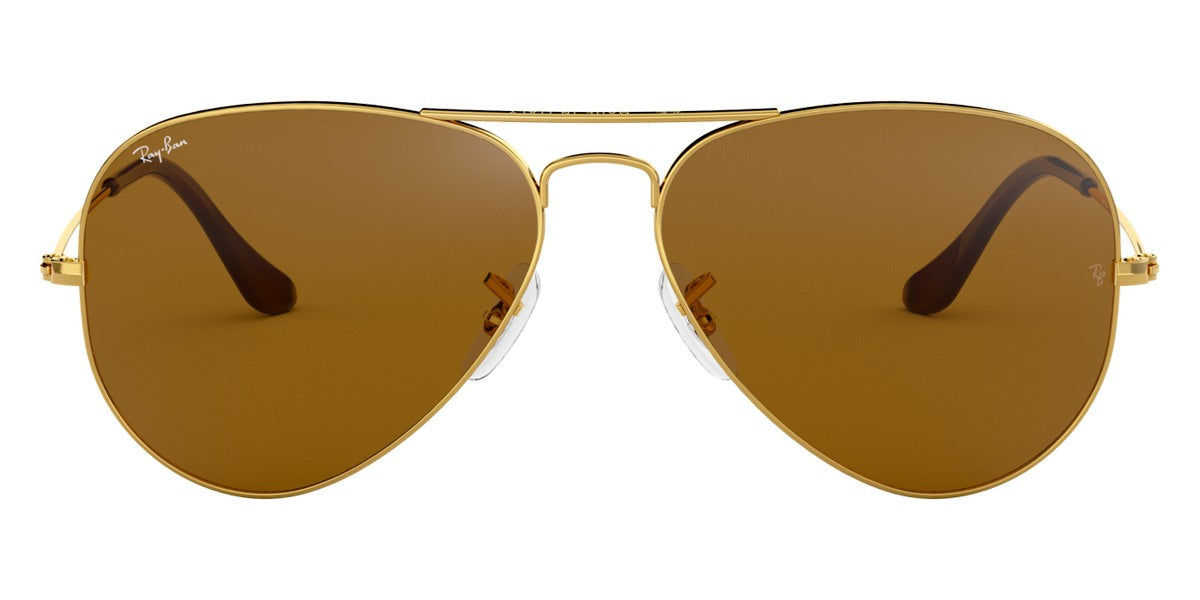 Ray-Ban® AVIATOR 0RB3025 RB3025 001/33 55 - Arista with B-15 Brown lenses Sunglasses