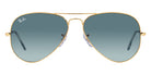 Ray-Ban® Aviator RB3025 55 RB3025 001/3M 55 - Gold with Blue lenses Sunglasses