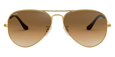Ray-Ban® AVIATOR 0RB3025 RB3025 001/51 55 - Arista with Clear Gradient Brown lenses Sunglasses
