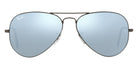 Ray-Ban® Aviator RB3025 58 RB3025 112/4D 58 - Matte Arista with Brown Mirrored Red Polarized lenses Sunglasses