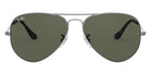 Ray-Ban® Aviator RB3025 58 RB3025 919031 58 - Sand Transparent Gray with G-15 Green lenses Sunglasses
